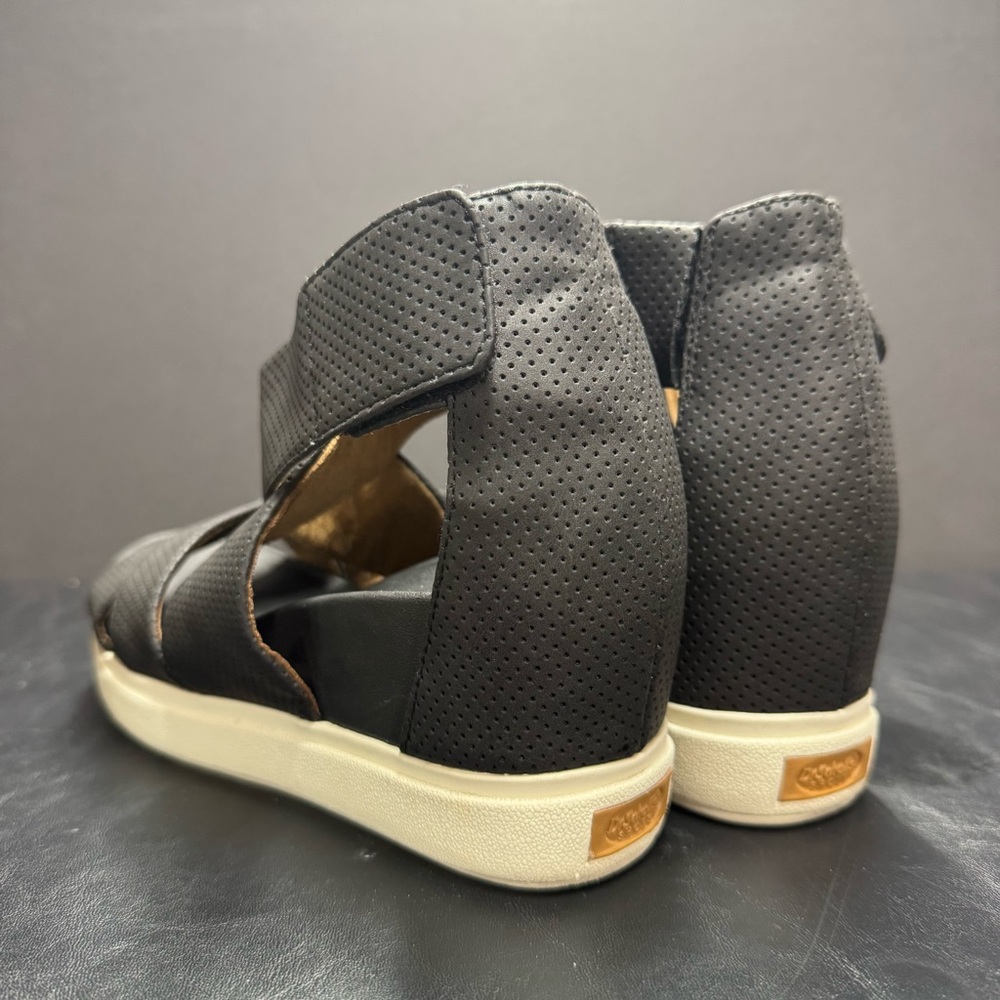 Dr. Scholl’s Sheena platform wedge strappy sandal black women’s shoe size 7 Med - Picture 7 of 14